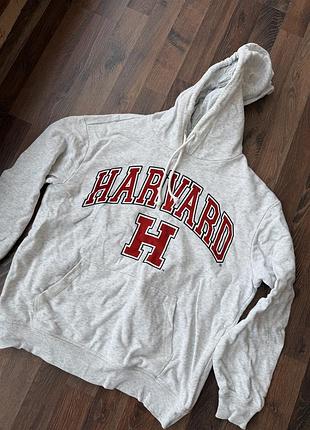 Худи женское серое h&amp;m с капюшоном