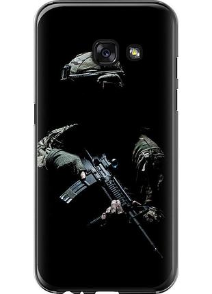 Чехол 2d пластиковый патриотический на телефон samsung galaxy a3 (2017) защитник v3 "5226t-443-58250"