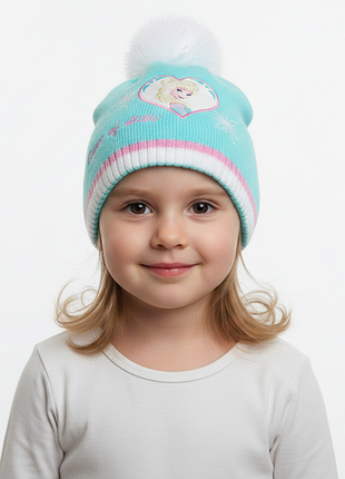 Бірюзова двошарова шапка капелюх disney at george на 1-3 роки