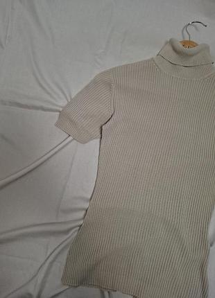 Шовкова водолазка у рубчик bongenie grieder