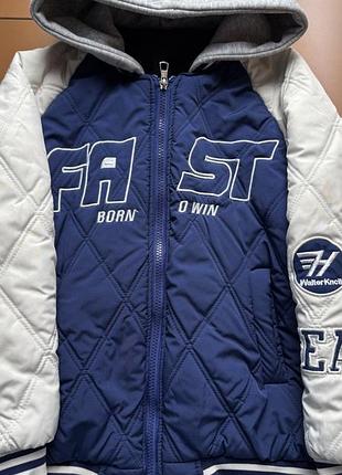 Стильна куртка-бомбер для хлопчика (зріст 140 см)