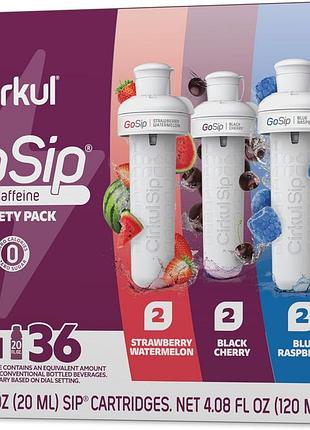 Cirkul набор катриджей для напитков 6 шт fitsip watermelon cherry paspberry