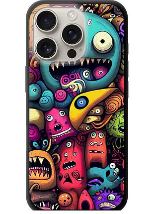 Чохол tpu на телефон iphone 16 pro смішні монстри "5549b-3708-58250"