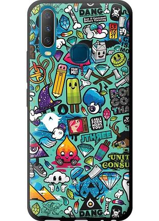 Чохол tpu на телефон vivo y17 стікер бомбінг 1 "693b-1447-58250"
