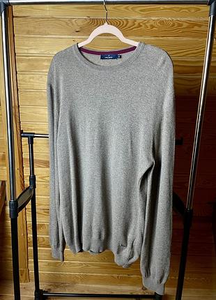 Чоловічий шерстяний светр daniel hechter paris вовна шерсть xxl