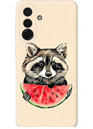 Чехол силиконовый на телефон samsung galaxy a36 енотик с арбузом "4605u-3836-58250"