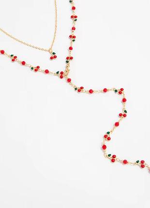 Набор из двух украшений солнечная ягода вишня черешня