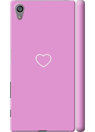 Чохол 3d пластиковий матовий на телефон sony xperia z5 e6633 серце 2 "4863m-274-58250"