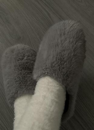 Тапочки домашние меховые 39 размер