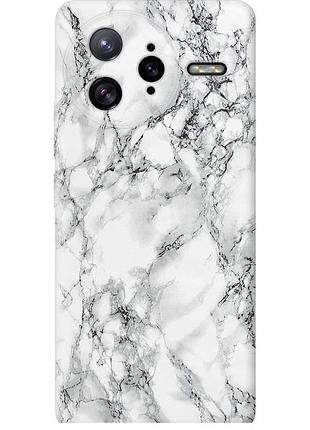Чехол силиконовый на телефон xiaomi poco f7 ultra мрамор белый "4480u-4086-58250"