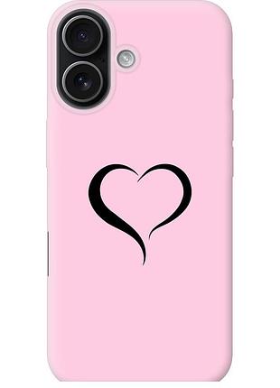 Чохол силіконовий на телефон iphone 17 серце 1 "4730u-4031-58250"