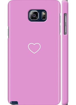 Чохол 3d пластиковий матовий на телефон samsung galaxy note 5 n920c серце 2 "4863m-127-58250"
