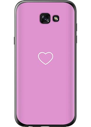 Чехол 2d пластиковый на телефон samsung galaxy a7 (2017) сердце 2 "4863t-445-58250"