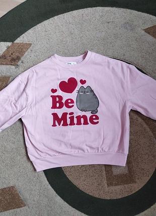 Модный теплый свитшот 146+