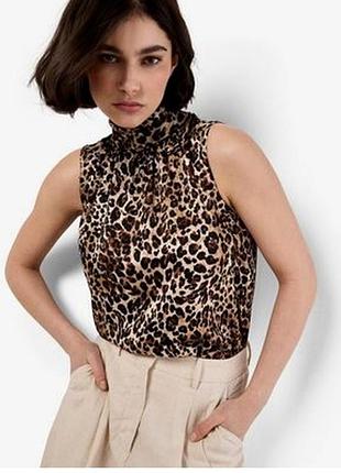 Блуза 
леопардовий принт