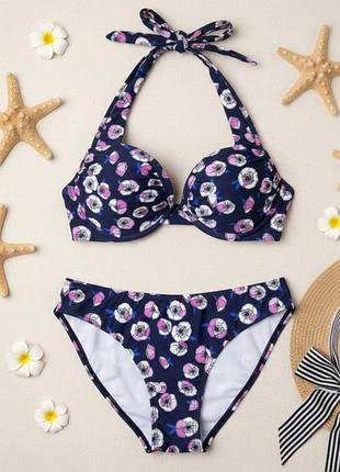 Эффектный купальник next 🔥 шикарне декольте 🏖️