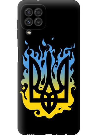Чехол tpu патриотический на телефон samsung galaxy m22 m225f герб v1 "5258b-2551-58250"