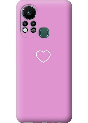 Чехол силиконовый на телефон infinix hot 11s сердце 2 "4863u-2757-58250"