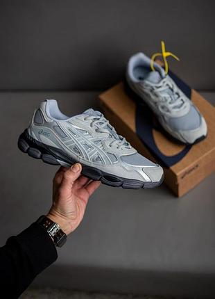 Мужские кроссовки asics gel-nyc “mid grey sheet rock”.