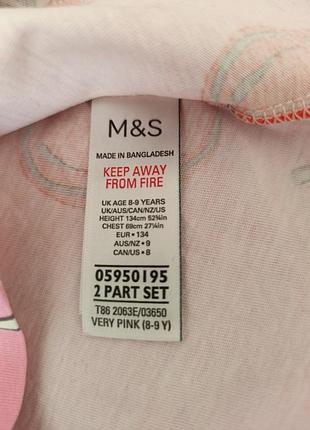 Піжама m&s на 8-9 років 6