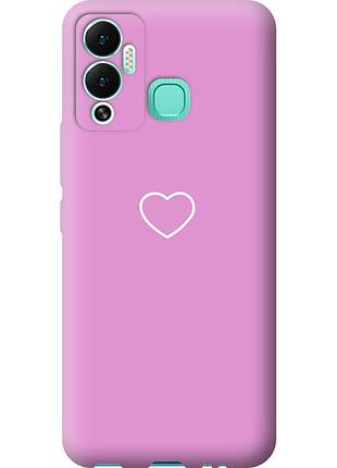 Чехол силиконовый на телефон infinix hot 12 play сердце 2 "4863u-2759-58250"