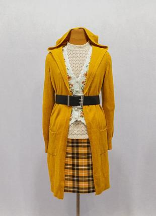 М'якенький подовжений кардиган з каптуром ✂️st. oliver 📍розмір 34 (xs-s), мірки у описі