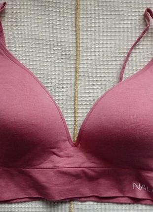 Бюстгалтер трикотажний на поролоні, в спортивному стилі nautica 38c