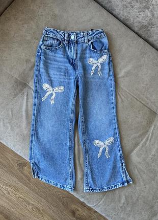 Джинси кльош з бантиками next 3