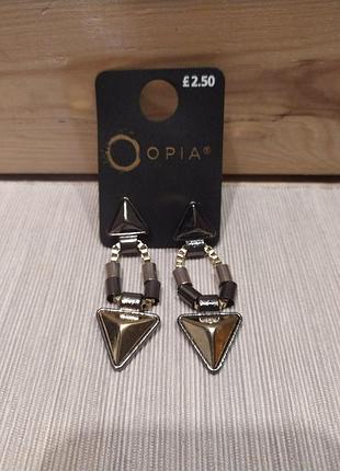 Серьги  вставки