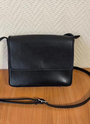 Vera pelle итальянская кожаная сумка кросс-боди