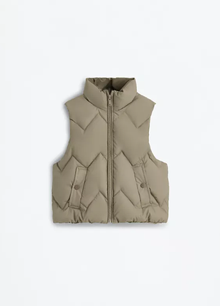 Жилетка безрукавка з водовідштовхуючого матеріалу для дівчинки (зелений) lefties (іспанія)