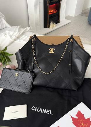 Chanel black gold
