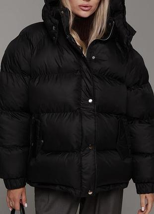 Пуффер | зимовий пуховик oversize