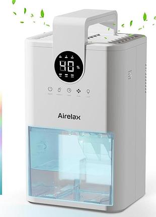 Осушитель воздуха airelax smart dry 1000мл — бесшумный влагопоглотитель с дисплеем и подсветкой