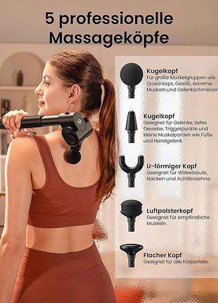 Складной массажный пистолет napre foldable massage gun - перкуссионный массажер для тела