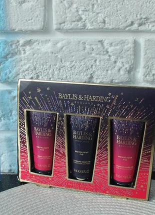 Подарунковий набір косметики для рук baylis & harding moonlight fig luxury hand care gift set,