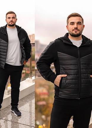 Мужской костюм на флисе и синтепоне до 58 размера