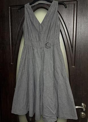 Розкішне, котонове, платтячко, в смужку, від бренду: naama bezalel