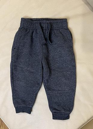 Спортивні штани на хлопчика 9-12 міс ріст 80 від rebel стан ідеальний дов 41.5, крок 23, пояс 20