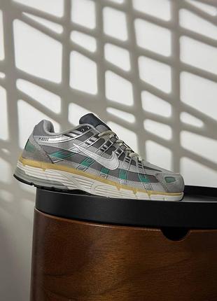 Жіночі кросівки nike p-6000 gtx grey white mint