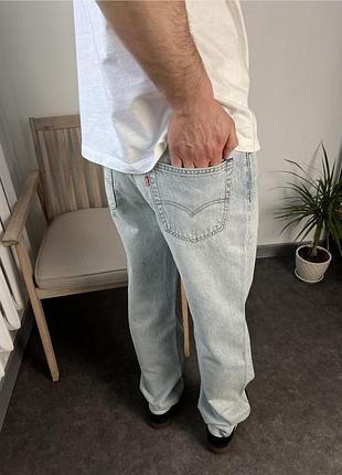 Оригінал 100% нові чоловічі джинси  levi’s  568 premiumв блакитному кольорі 5