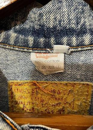 Джинсова куртка levis 4