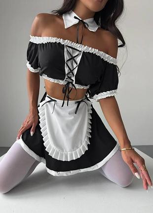 Еротичний комплект «гірничний» — сексуальний образ для рольових ігор s, m