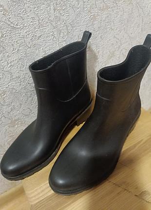 Резиновые резиновые сапоги матовые сапоги