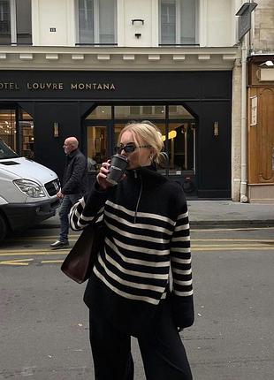 Свитер в полоску с добавлением шерсти h&amp;m