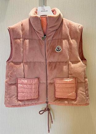 Жилетка жіноча трендова жилетка рожева