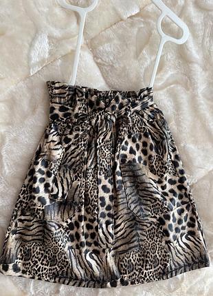 Юбка юбка леопард на девочку, юбка эко кожа лео принт леопард, юбка юбочка девочке для девочки из эко кожи, яккая эко кожа,
