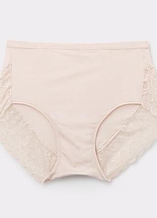 Трусики максі intimissimi з мікрофібри та мережива