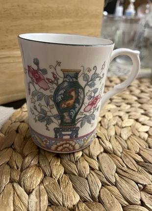 Ваза kingsbury staffordshire з квітковим принтом, вишуканий кістяний фарфор, кавова/чайна кружка, англія