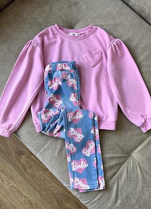 Комплект костюм h&m ( cвітшот, джинси)